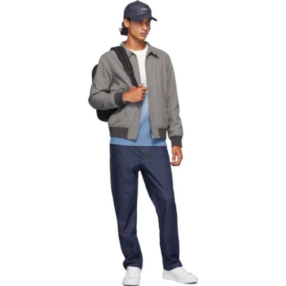 A.P.C. Black and Grey Houndstooth Laurel Jacket - Picture 8 of 8